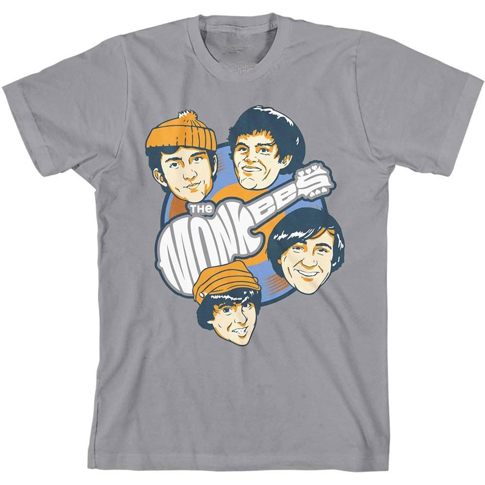 Vintage The Monkees Band Funny Cotton Sport Grey Full Size Unisex Shirt Unisex T-Shirt XL