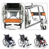 Adjustable Soft Comfortable Wheelchair Leg Calf Straps For Wheelchair User Safety Prevents Slipping