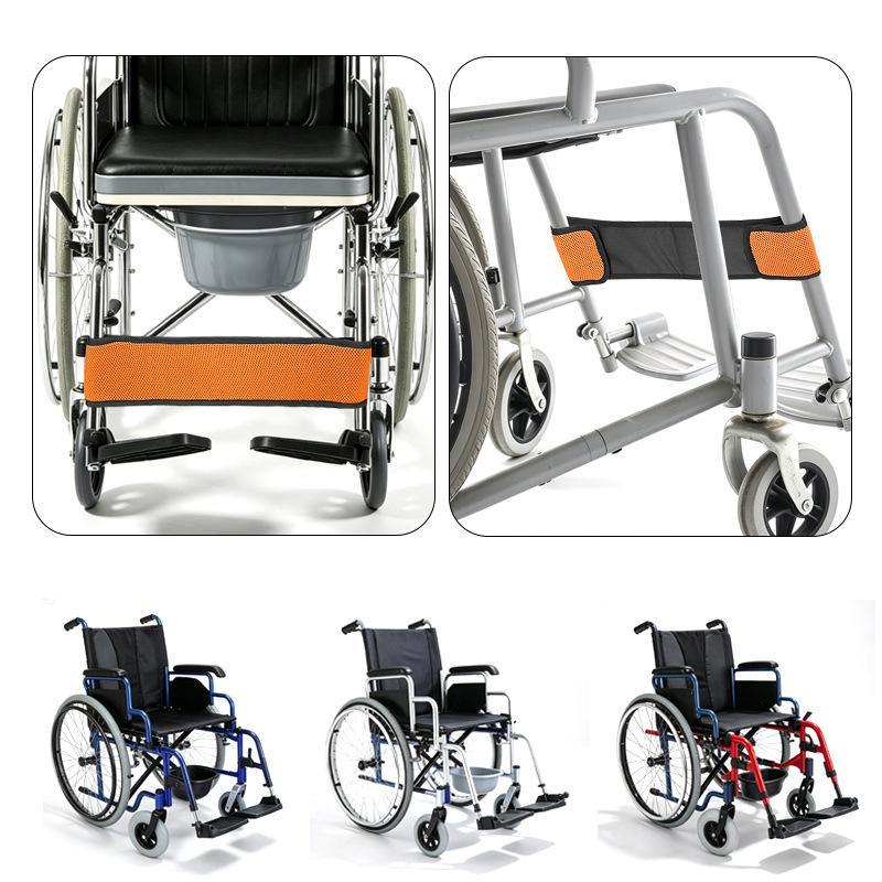 Adjustable Soft Comfortable Wheelchair Leg Calf Straps For Wheelchair User Safety Prevents Slipping