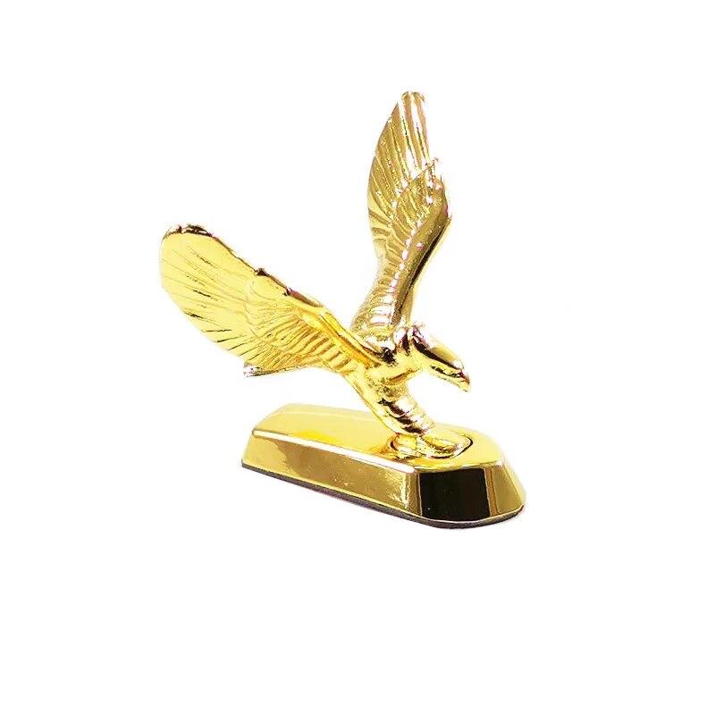 

Универсальные аксессуары для мотоциклов, орнамент в виде головы орла, скутер, переднее крыло, грязезащитная статуя, круизер, чоппер, кафе-гонщик, велосипед для грязи золотой