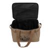 23L Camping Storage Bag 900D Oxford Fabric Foldable Camping Equipment Cookware   Multi Compartments for Outdoor Picnic Hiking Khaki