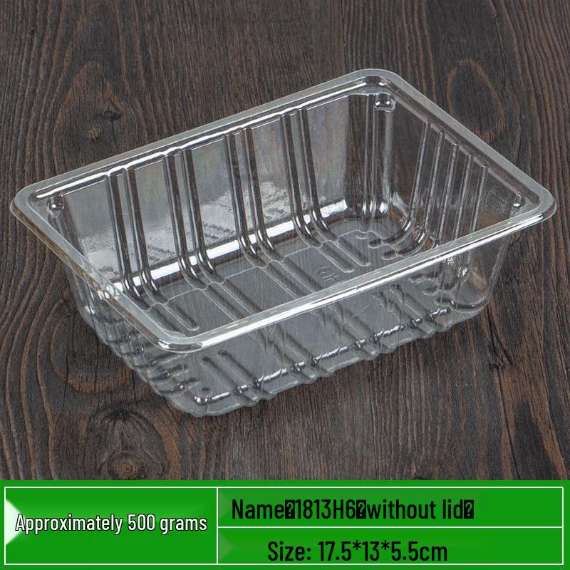 Chulu Disposable Transparent Takeaway Boxes, 100 Pcs