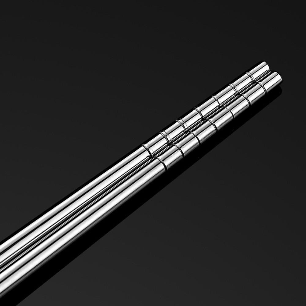 316 Stainless Steel Chinese Chopsticks Heat Resistant Metal Chopstick  Kitchen Tools
