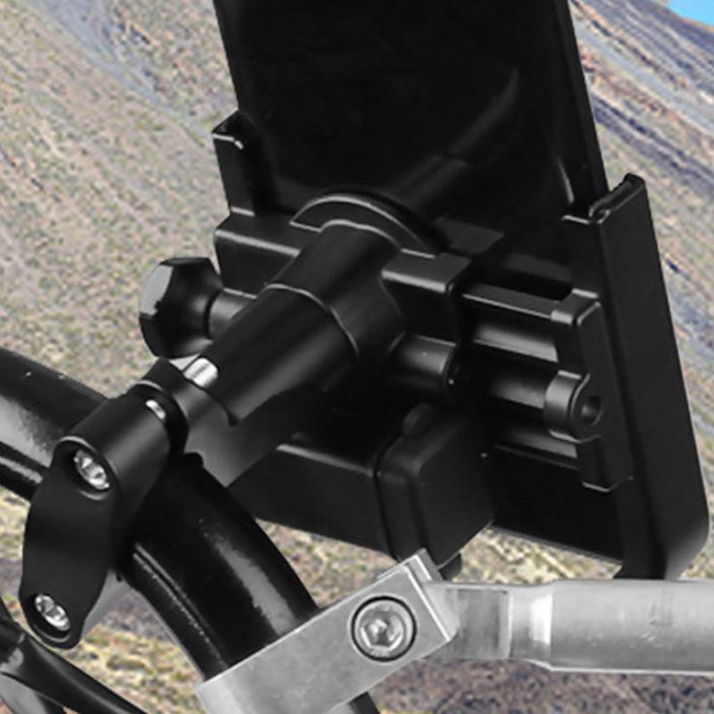 Motorcycle Cell Phone Holder Cycle Phone Mount Lightweight Cell Phone Holder Sturdy Phone Mount Clamp Cell Phone Stands