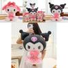 Romantic Flower Sea Kuromi Doll Melody Plush Toy Large Stuffed Doll Birthday Gift
