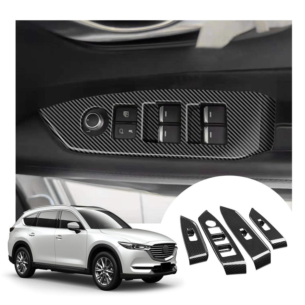 [LFOTPP] New Mazda CX-8 Dedicated Door Switch Panel Cover, Scratch Prevention, Protective Cover, ABS