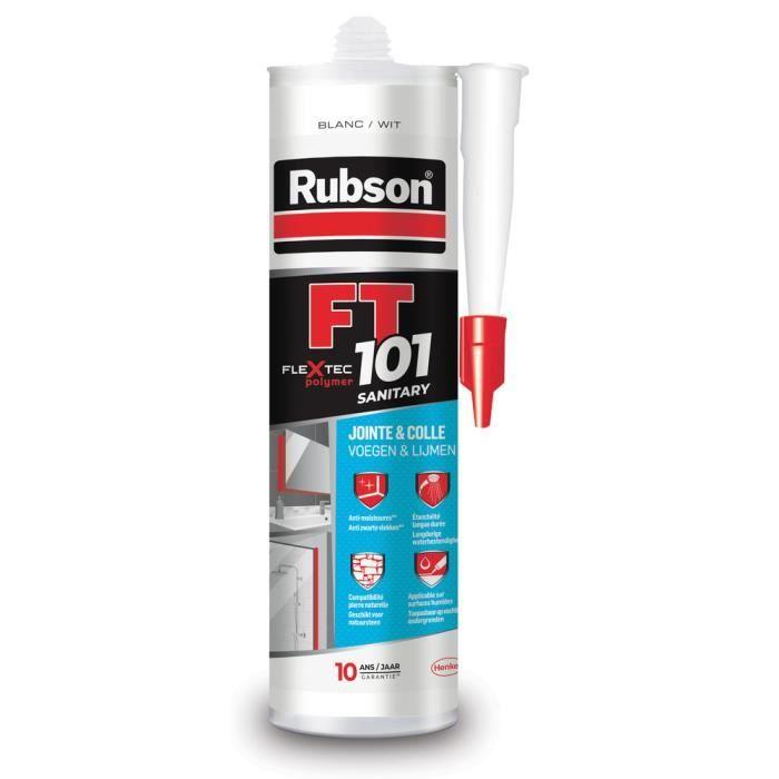 Mastic Silicone - FT101 - Blanc - 280ml - Anti-moisissures - Flexible