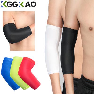 1Pcs Breathable Quick Dry UV Protection Running Arm Sleeves Basketball Elbow Pad Sports Arm Warmers