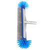 Aluminum Handle Swimming Pool Brush Head With Corner Cleaning Brush Semi-Spherical Bristles Pool Tile Scrubber Brush
