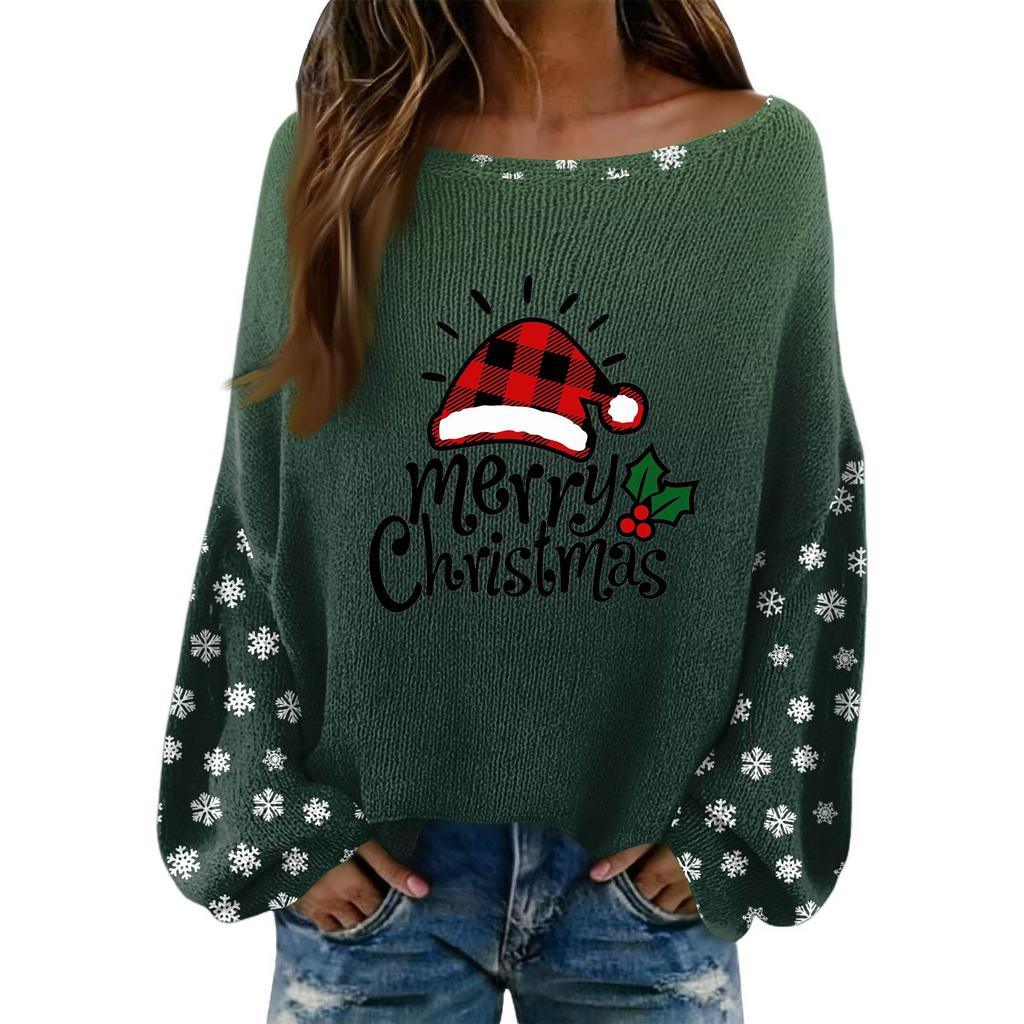 Women's Fashion Long Sleeved Elegant Sweater Top