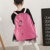 Girls Ballet Dance Embroidered Backpack Kids Shoulder Sports Bag(Pink)
