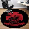 1pc One Piece Office Round Area Rug, Indoor Mat Suitable For Office, Under Office Chairs Bedroom Living Room Home Decor  a0908140