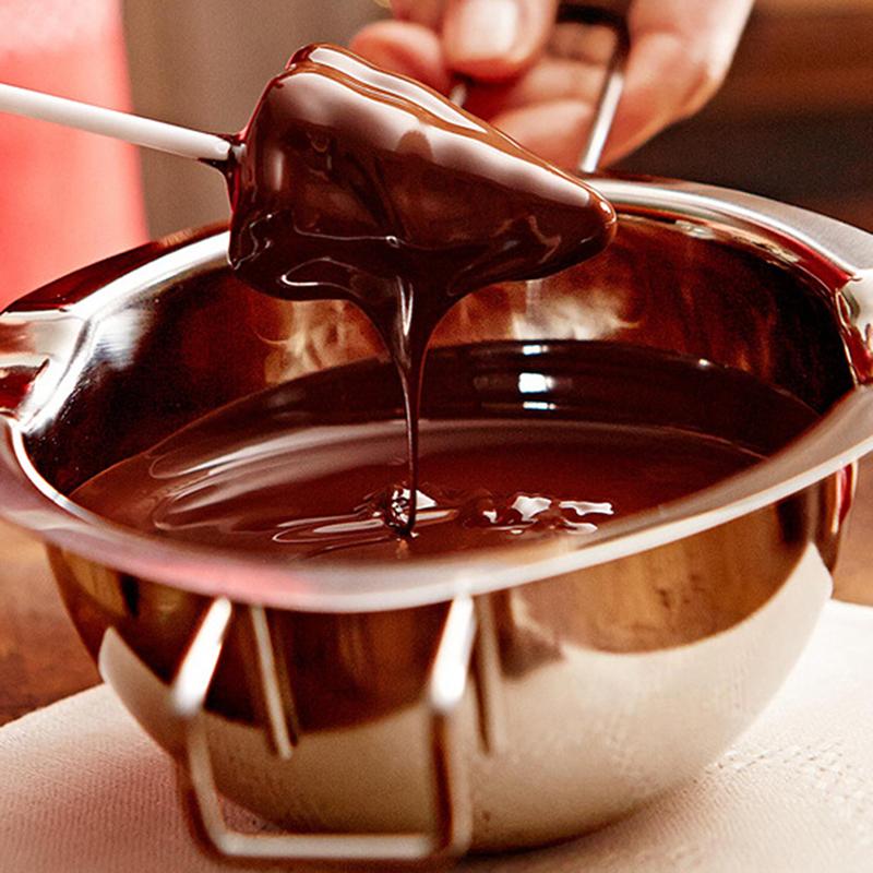 Langer Griff Wachs Schmelztiegel DIY Duftkerze Seife Schokolade Schmelztiegel