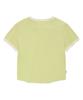 COVERNAT WOMAN Baby Ringer T-Shirt Lime