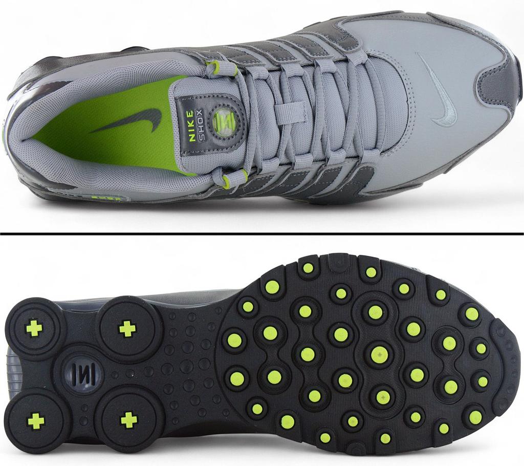 Nike Shox NZ - Herren Sneakers Schuh Grau 378341-009 ORIGINAL