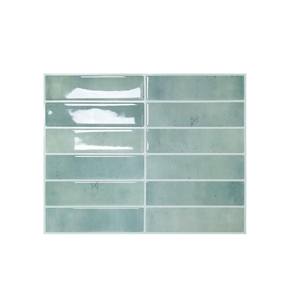 Waterproof Self Adhesive Tile Wall Stickers Moisture-proof Anti Fouling Wall Decal Oil-proof Heat-resistant Wallpaper