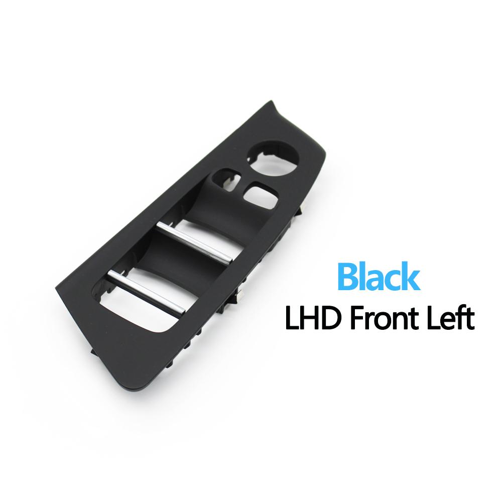 

LHD Car Interior Front Rear Door Window Lift Switch Button Panel Trim Cover Replace For BMW 5 Series G30 G31 F90 525i 530i 540i Black Front Left