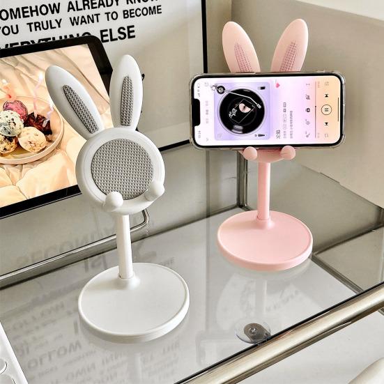 Desktop-Telefonhalter-Pad mit Schwamm, höhenverstellbar, multifunktional, platzsparend, kompakte Telefonhalterung