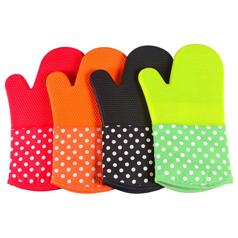 MDNG Thickened Silicone Heat Resistant Oven Glove