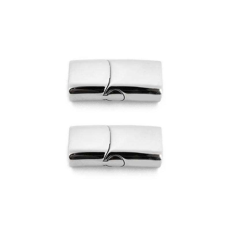 1pc Stainless Steel Magnetic Clasps Connector Leather Cord Magnet Lace Buckle Bracelet End Caps Bracelets Findings Jewelry
