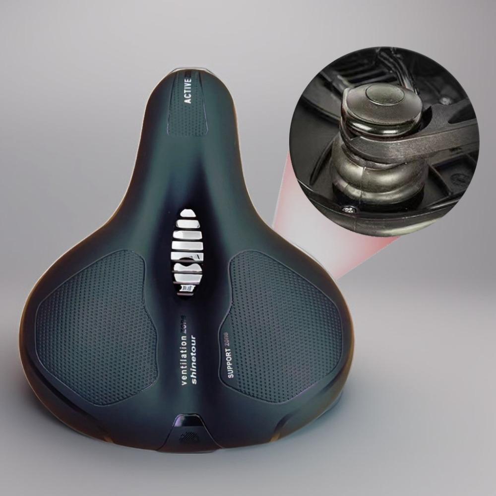 

Bicycle saddle mountain bike seat cushion hollow big butt comfortable, shock absorbing ball hollow breathable, universal seat All