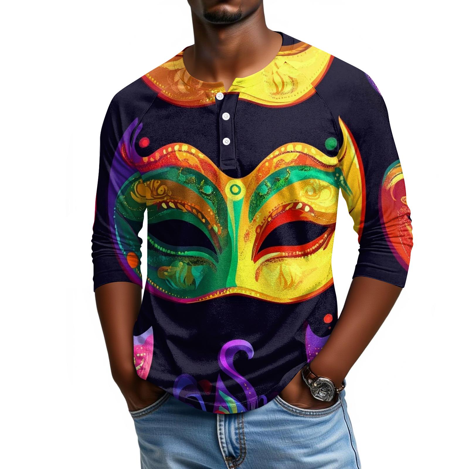 

Мужской топ с рукавом реглан и рукавом три четверти XL жёлтый