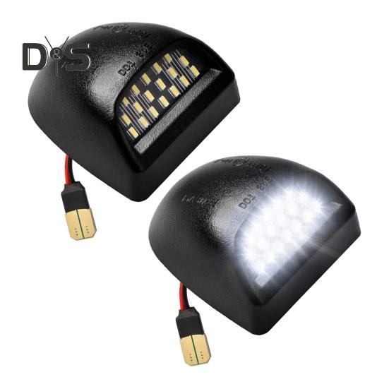 

2 шт. светодиодный светильник для номерного знака, супер яркий, высокий люмен, IP68, водонепроницаемый, простая установка, светильник для номерного знака автомобиля для GMC/для Chevy/для White Light.