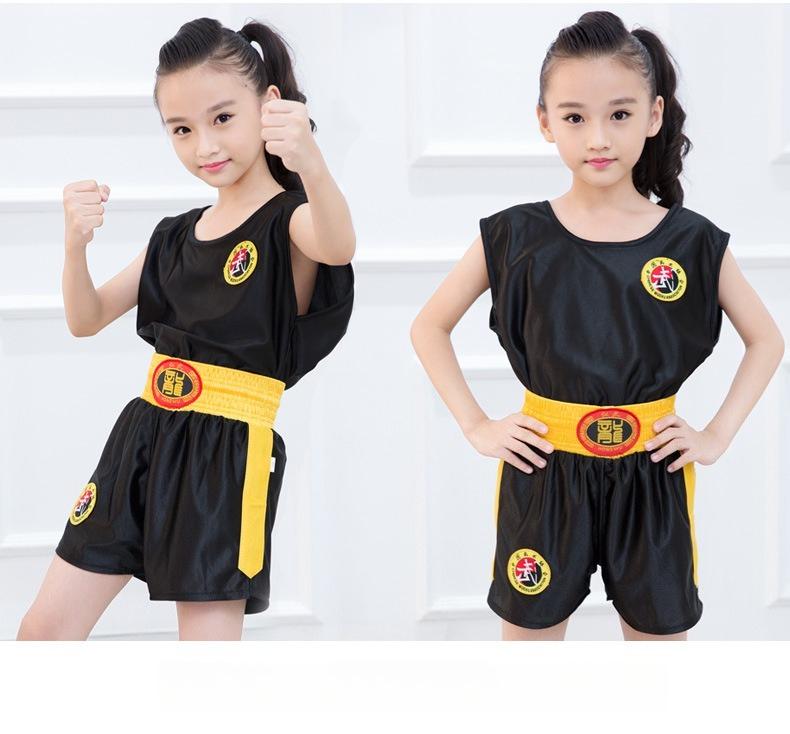 Dragon pattern combat clothing boxing and Sanda clothing shorts children s martial arts training clothing Sanda clothing 100