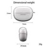 For Bose Ultra Open Earbuds Protective Case Transparent TPU Cover with Anti Lost Buckle
