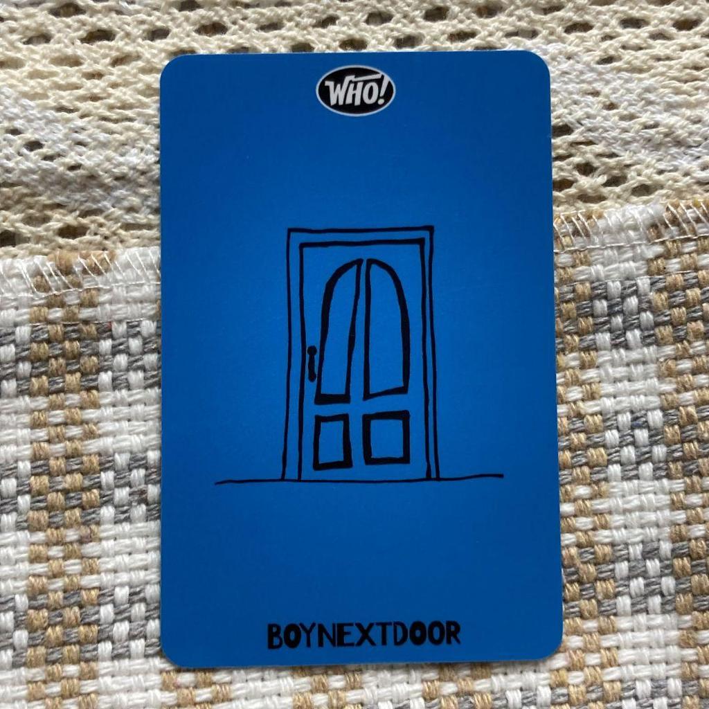 [USED] BOYNEXTDOOR Bonekdo WHO Sanok Trading Card Unak