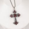 2025 New Baroque Cross Necklace Men Women Hip Hop Pendant Chain Sweater Jewelry Trendy