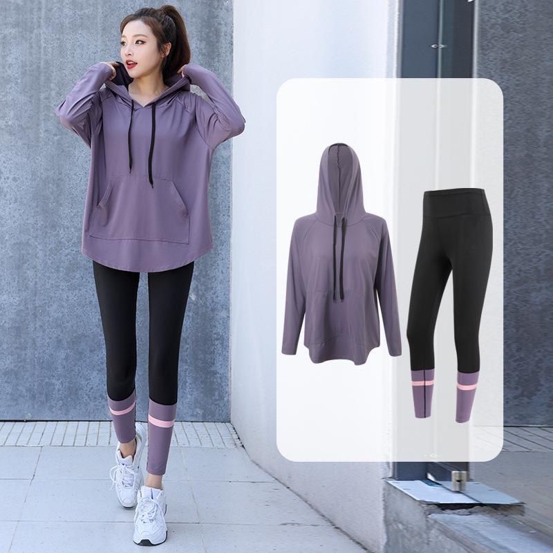 Felpa con cappuccio sportiva larga taglie forti da donna 2023 per fitness e yoga