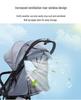 He Bao Baby Stroller: Reinforced Two-Way, One-Key Folding, High-Landscape Pram