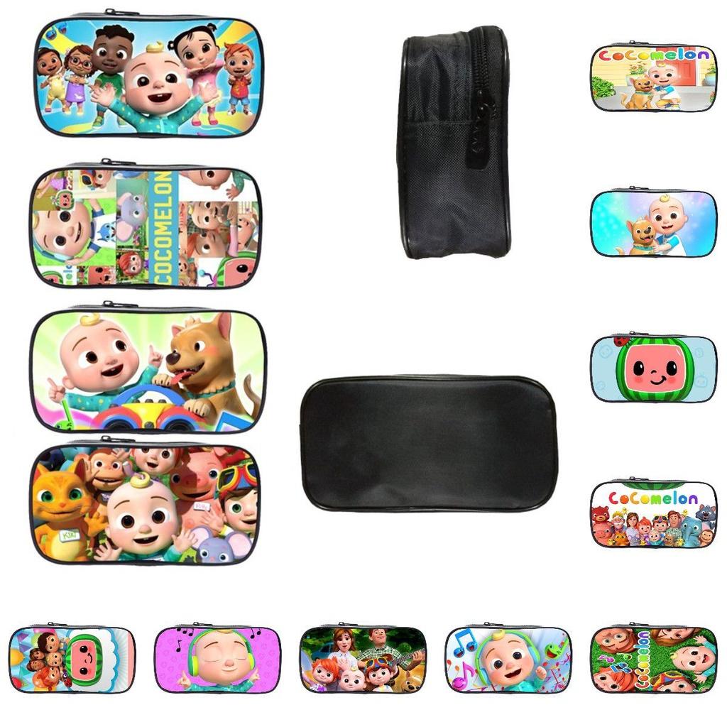 Cocomelon Pencil Box Large Capacity Storage Bag Ideal For Students And Kids