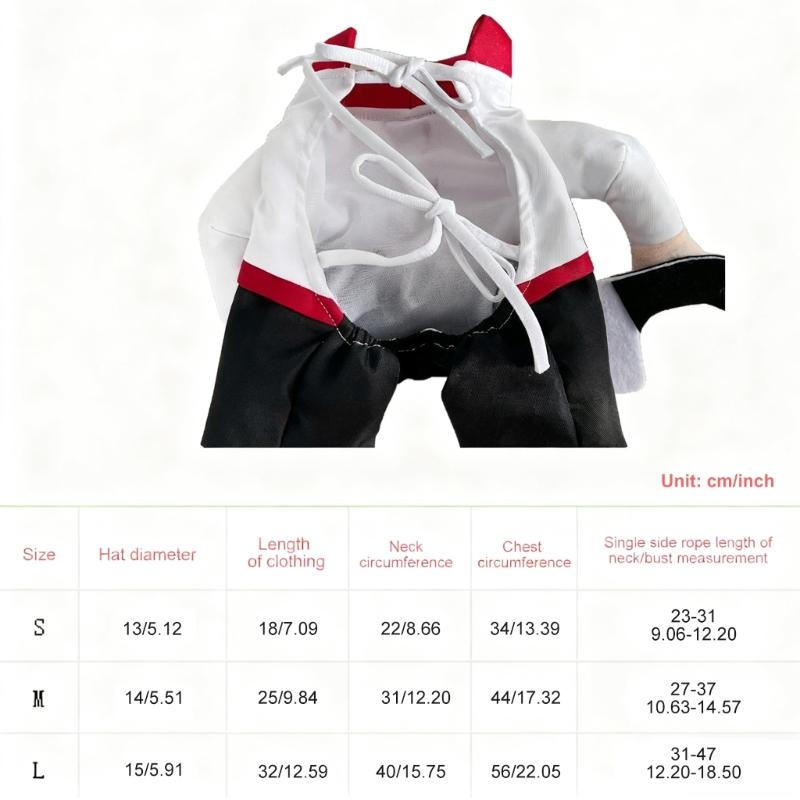 Dog Cooking Outfit Pretend Knifed Chefs Costume Comfortable Light weight Easy To Wear Halloweens Cosplay Costume