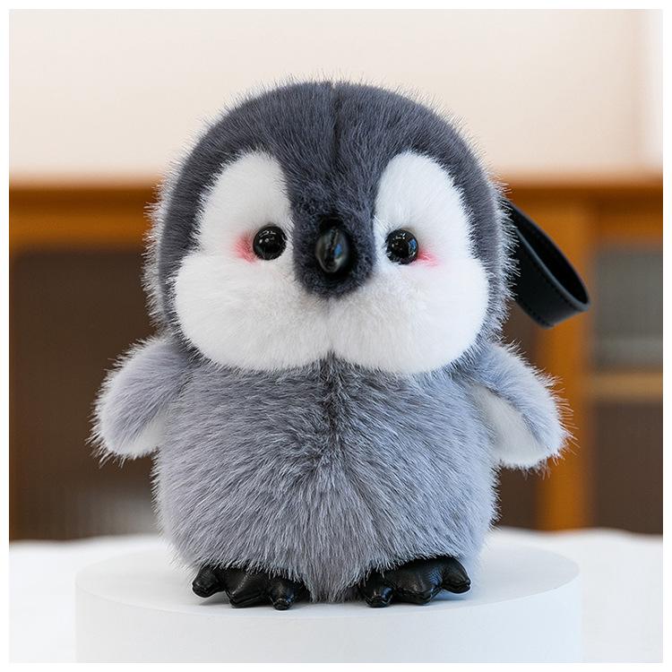 Charming Scented Mini Cat Rabbit Plush Keychain Ornament for Desk Decompression