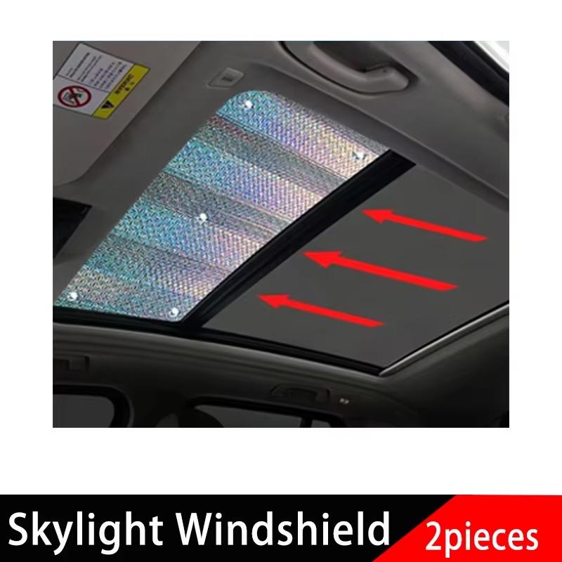 For Tesla Model Y     2024 -Fit Sunscreen Car Parasol Sunproof Sunshades Windshields Anti-UV Accessories