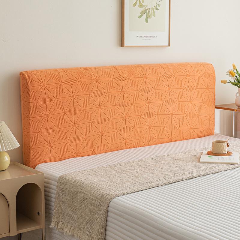 """All-Inclusive Žakárový Sametový Potah Čela Postele - Měkký, Prachotěsný Chránič"""