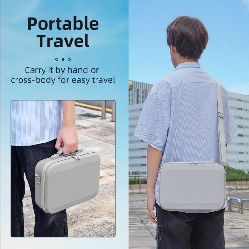 Portable Drones Carrying Case With Inner Compartments, Water Resistant For Drones, Lightweight Design Handbag