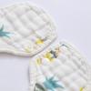 Pure Cotton 360° Baby Saliva Bib - Six-Layer Petal Design