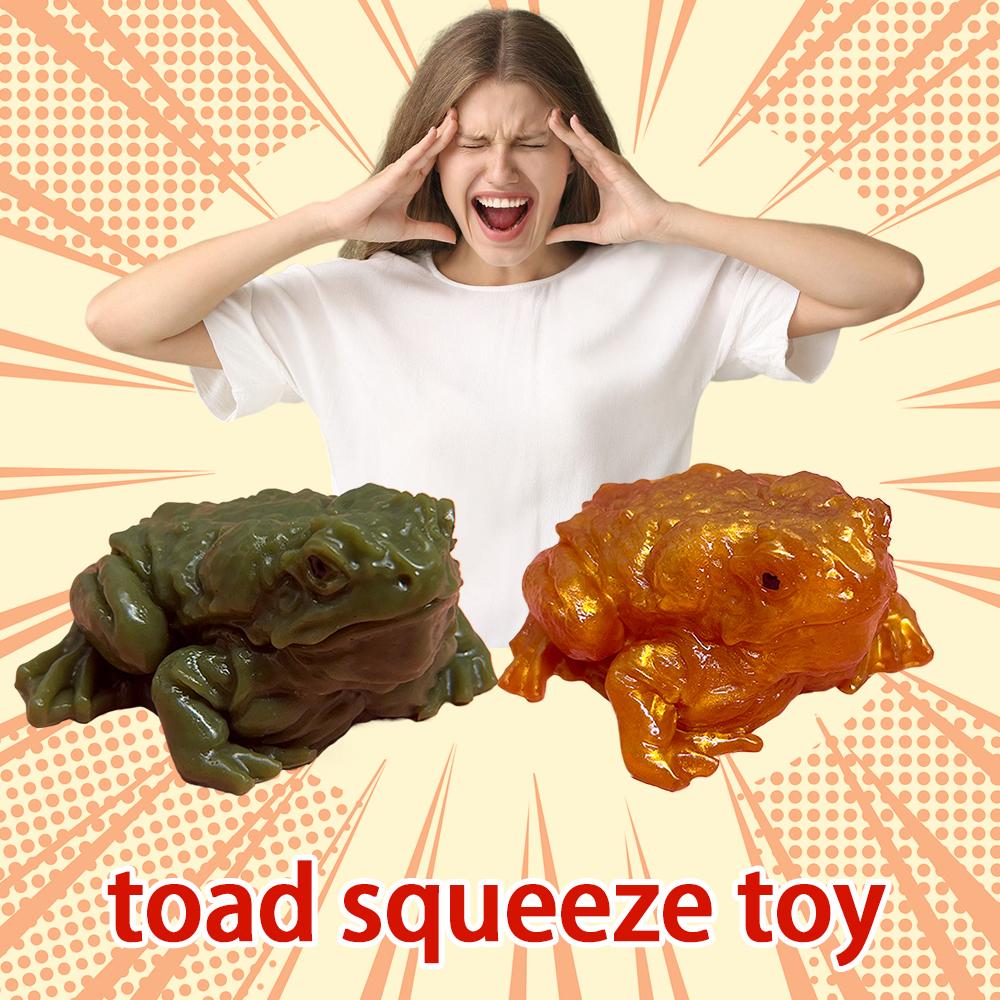 1pc Funny Frog Toy Stress Relief Prank Friends Props