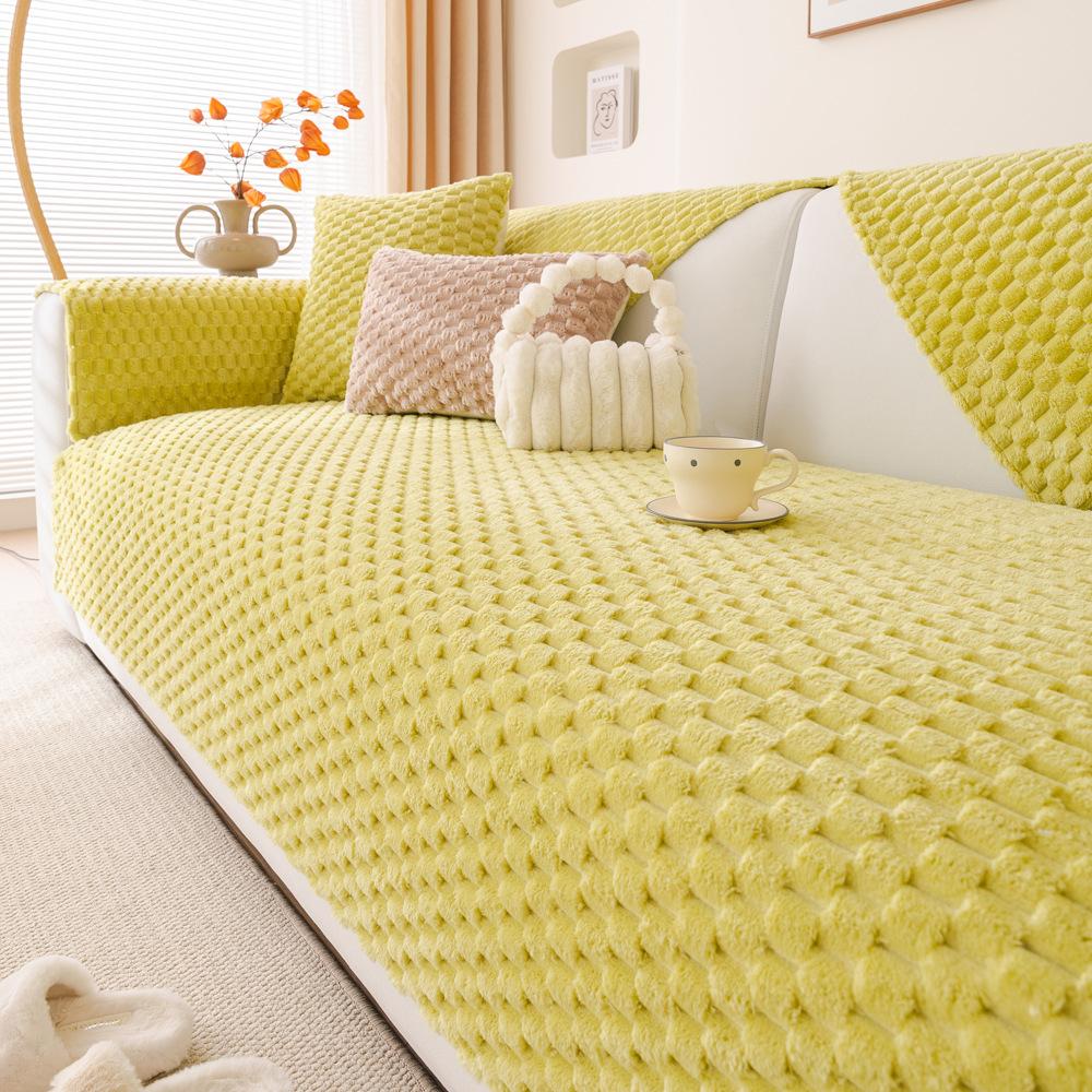 

Кремовый стиль, сотовая бархатная подушка для дивана, зимний чехол, тканевая подушка, чехол для дивана, плюшевый, утолщенный, нескользящий 70X70