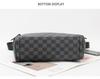 Men's Plaid Crossbody Shoulder Bag - Casual Korean Style Messenger Bag