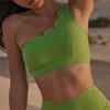 Shockproof Medium Support Backless Sports Bra with Removable Cups - Minimizes Chest Appearance for Yoga & Fitness
