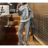 Casual Fashionable Sports Suit for Women Spring and Autumn Loose Temperament Sweatshirt and Trousers Two-piece Set