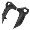 Pair of Front Nose Side Headlight Fairing Black Head Lamp Panel Fairing Replacement for FZ6 FZ‑6N 2004 to 2009
