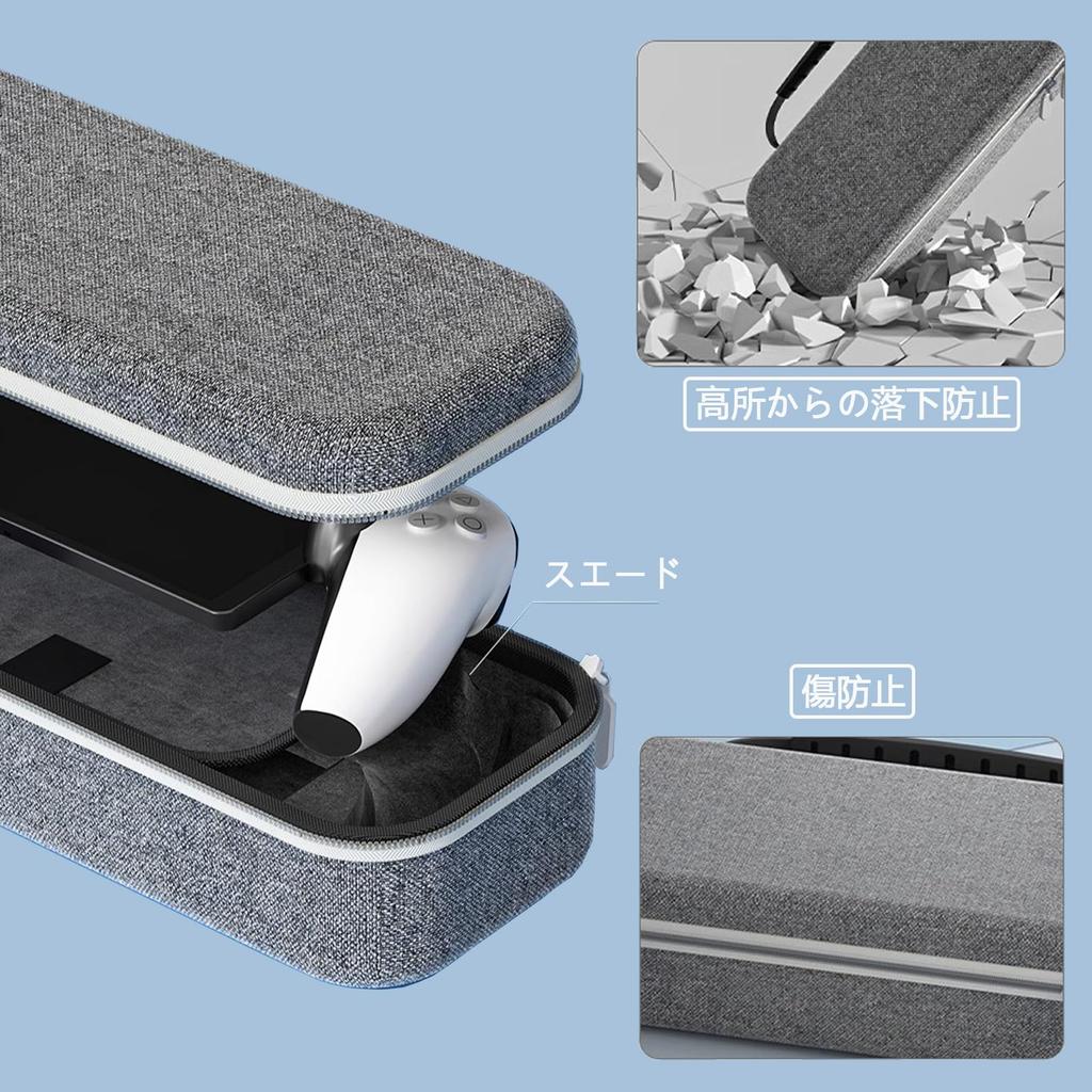 New Storage Case for PS Portal by Includes Storage Protective Thumb and Window Screen Protector for PS Portal 9H Portable Storage Box for PS Large and
