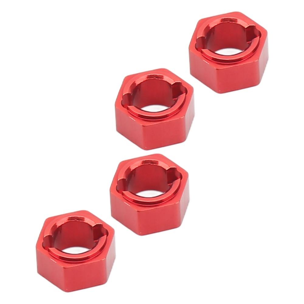 4Pcs Aluminum 7mm Hex Wheel Hubs Adapter Hex Hub Coupler for FMS FCX24 1/24 RC Car RC Car Upgrades