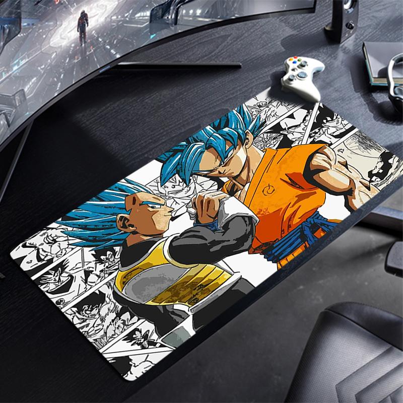 Large Gaming Mouse Pad Dragon Ball Anime Durable New PC Computer Gamer Desk Mat For CS GO LOL XXL Laptop Kawaii Mousepad