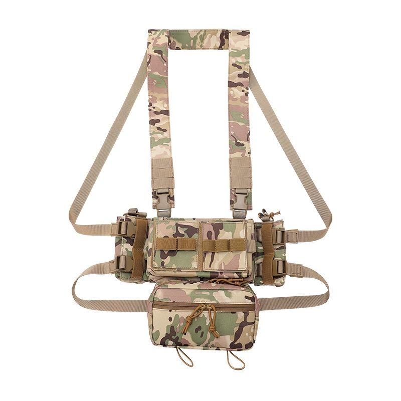 

Chest Rig Multi-Caliber Molle Tactical Nylon Outdoor Tactical Multifunctional Chest Rig Military Fans CS Field Operations